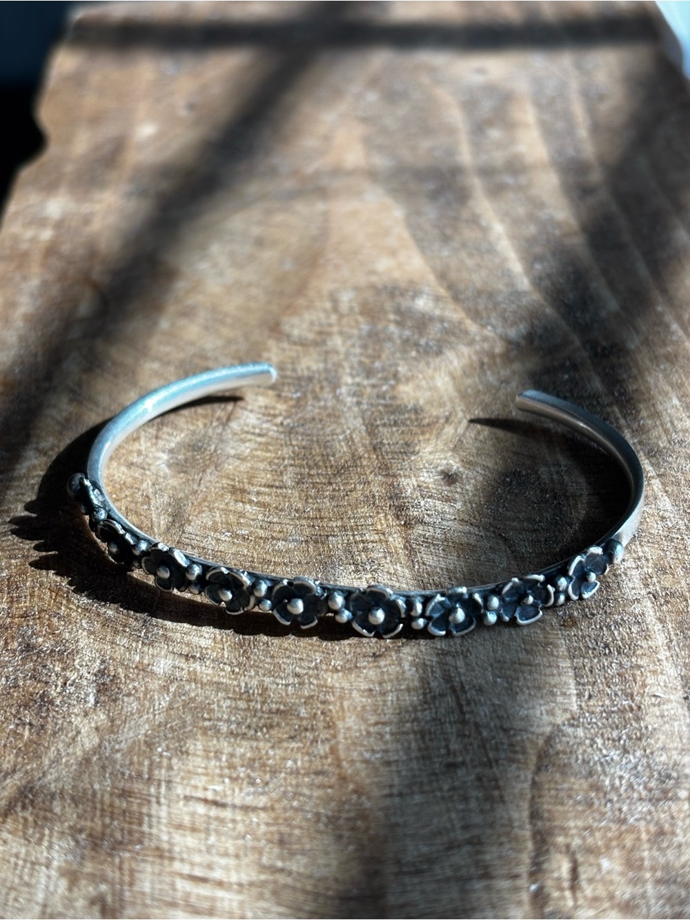 Rita Dawes Sterling Silver “Bloom Cuff”